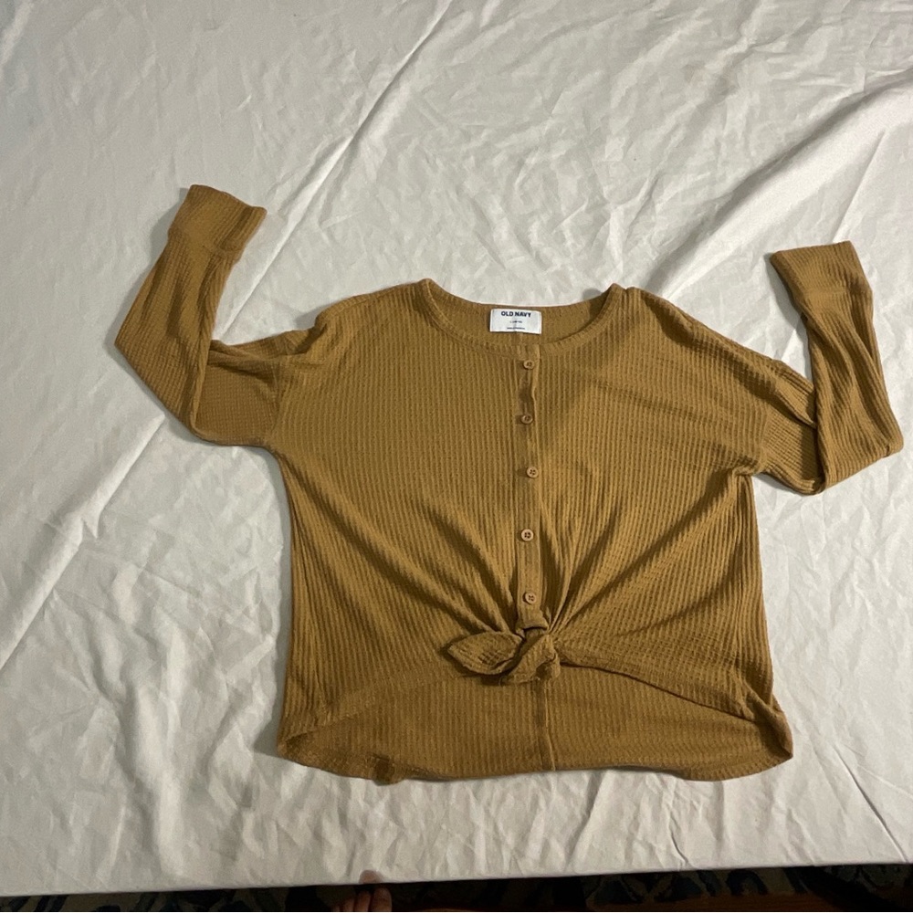 Old Navy, large woman’s, orange, long sleeve